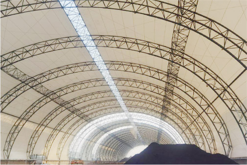 Zhejiang Taizhou No.2 Power Plant Material Yard  Enclosure Project