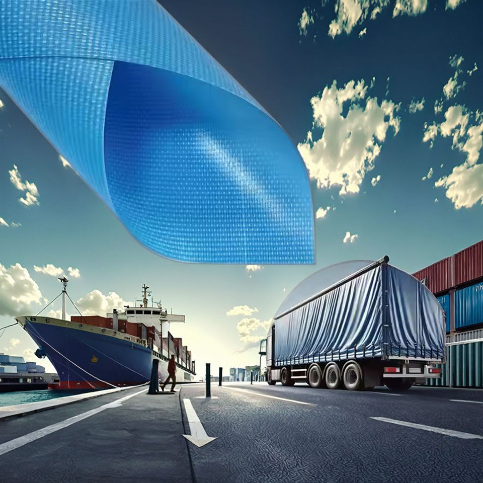 LG1836L Wholesale HuifengHeavy Duty Tarpaulin Truck Cover Vinyl Coated Fabric Waterproof for Truck Cover