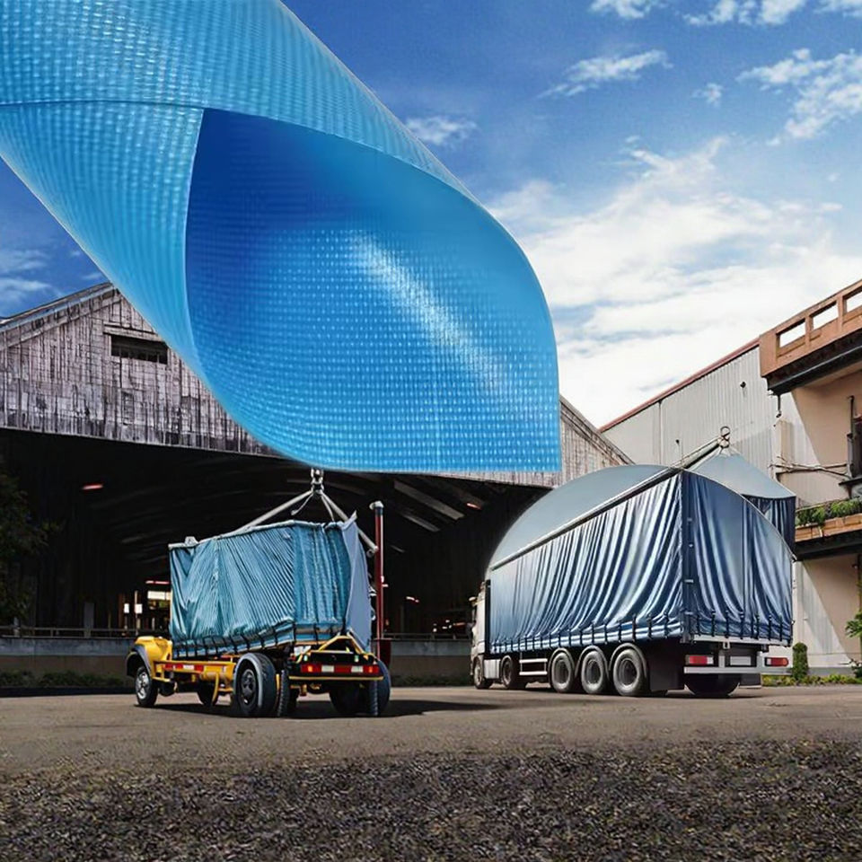 LG2050 Wholesale Huifeng High Strength PVC Tarpaulin Roll Truck Cover Fabric Waterproof Anti-UV Water Resistant for Outdoor