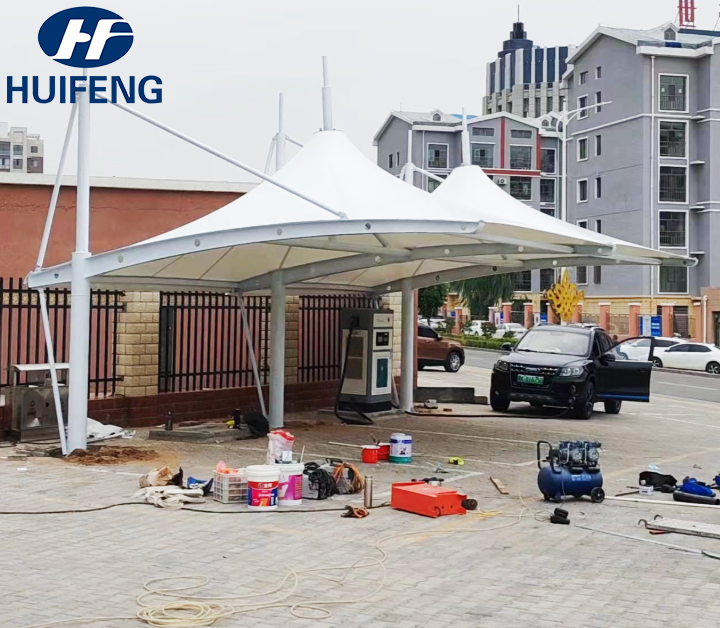 Q10015BDXT Industrial Fabric Tensile Structure Membrane Building Roof Cover PVC Coated Fire Resistance Water Resistant Plain