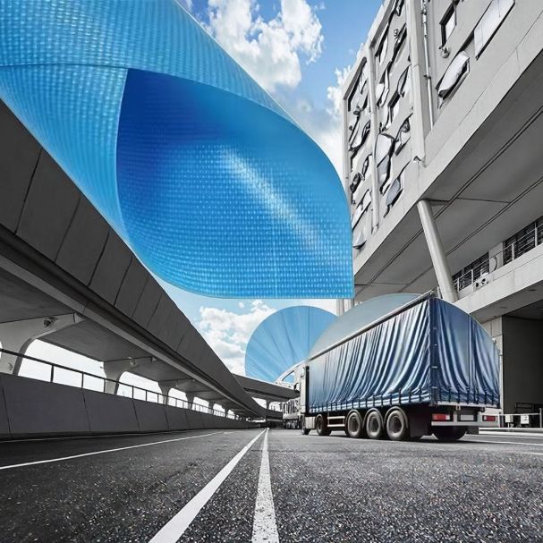 LG1836L Wholesale Huifeng Heavy Duty Truck Side Curtain/Premium PVC TruckTarpaulin Durability Resistance