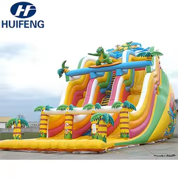 AT112020WQ Factory Customized Size Color  Kids Bouncy Castle and Water Slide Inflatable Castle PVC Coated Polyester Fabric