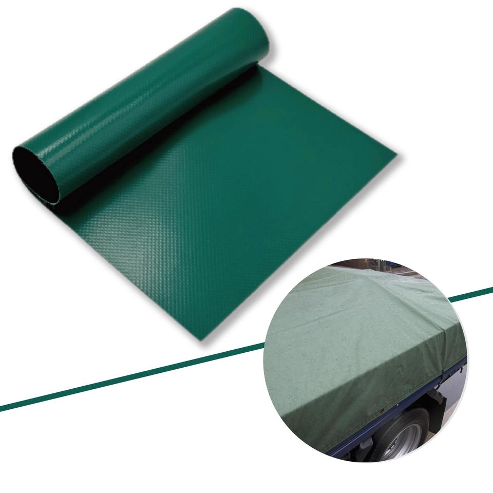 LG1842 PVC Coated Heavy Duty Waterproof PVC Tarpaulin Side Curtain Cover Super Strong Industrial Tarp