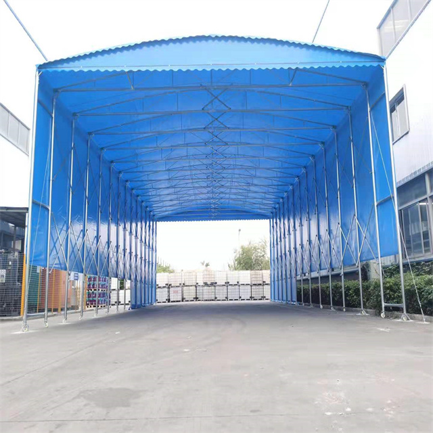 TL2575 PVC Coated Tarpaulin Sliding Awning Fabric PVC Coated Fabric Large Retractable Shade System Custom Retractable Canopy