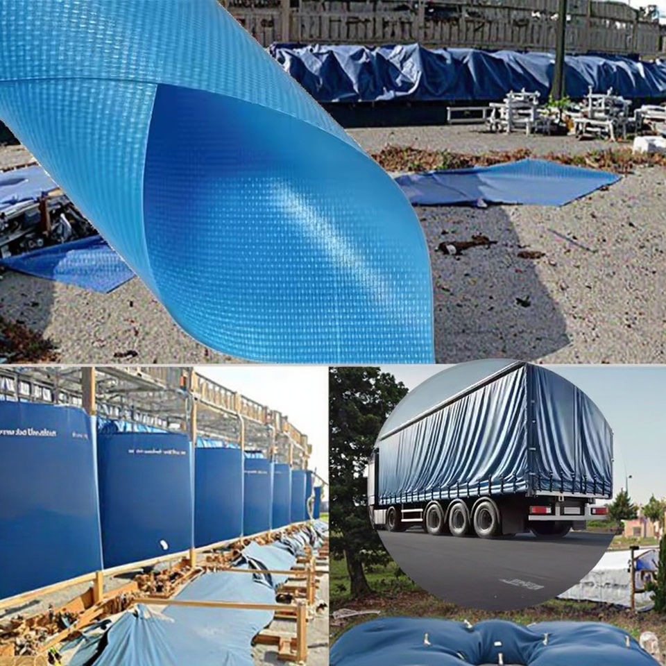 LG1842 Wholesale Huifeng Heavy Duty PVC Coated Fabric Vinyl Tarp PVC Coated Curtain Truck Cover Curtain Manufacturer