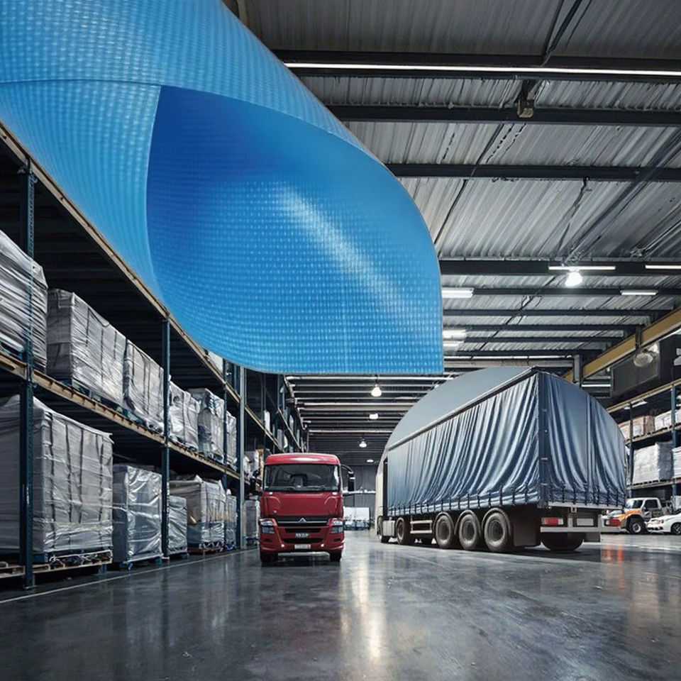 LG1836L Wholesale Huifeng PVC Coated Tarpaulin Roll Durable and Water Resistant Vinyl Tarp Fabric for Truck Tent Cover