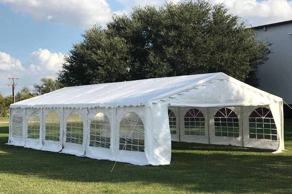 High Quality Waterproof Outdoor PVC Tent for Weddings and Events Industrially Woven Coated Pattern