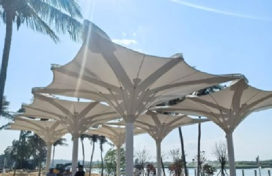 950gsm PVC Coated Fabric for Architectural Tensile Membranes | High-Tear Strength, Waterproof &amp; UV-Resistant