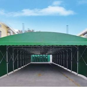 TL2565 PVC Coated Tarpaulin Sliding Awning Fabric PVC Coated Fabric Large Exhibition Hall Sports Facility Membrane Structures