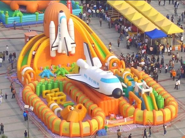 Heavy Duty Durable PVC Coated Polyester Waterproof Fabric for Inflatable Bouncy Castle and Amusement Games