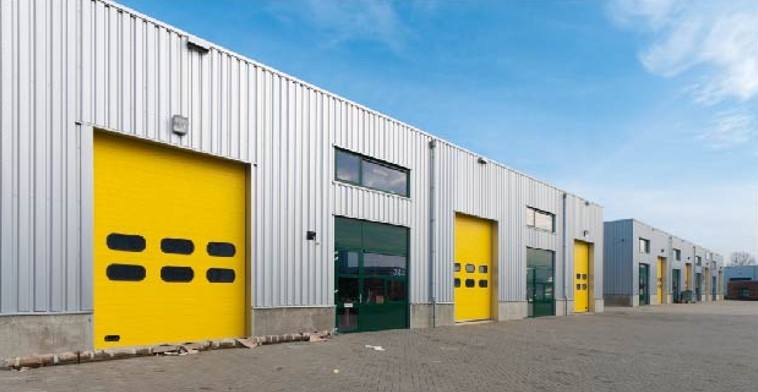 Durable Industrial PVC Roll-Up Door High-Speed Anti-UV Windproof Flame Retardant Waterproof Woven Technique Coated Plain Fabric