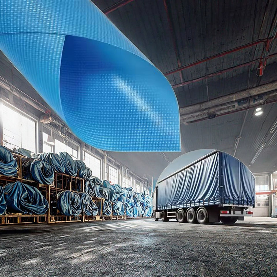 LG1836L Wholesale Huifeng Waterproof Vinyl Tarp PVC Tarpaulin Truck Cover Weather Resistant Blackout Industrial Tarpaulins
