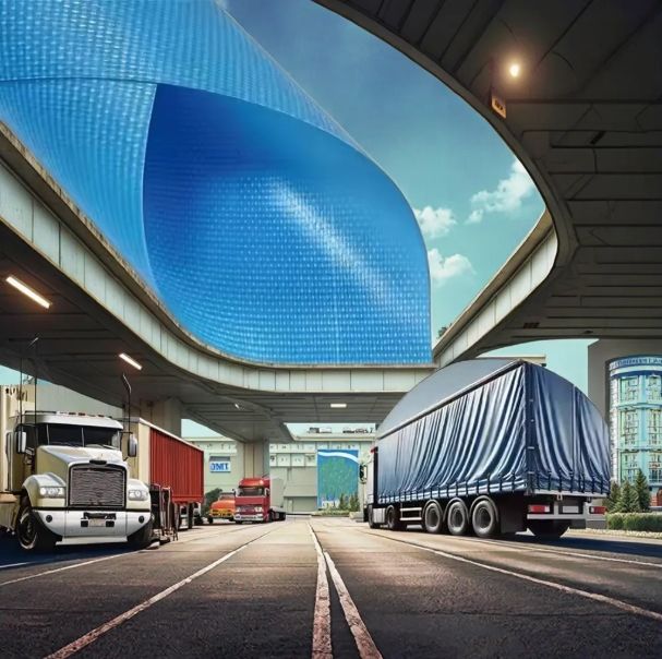 Wholesale Huifeng Heavy Duty Truck Side Curtain Waterproof Heavy Pvc Coated Tarpaulin Truck Cover Durability Resistance