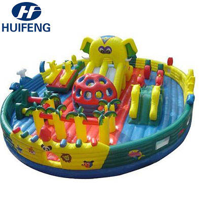 PVC Coated Inflatable Fabric for PVC Inflatables Pool with High Quality