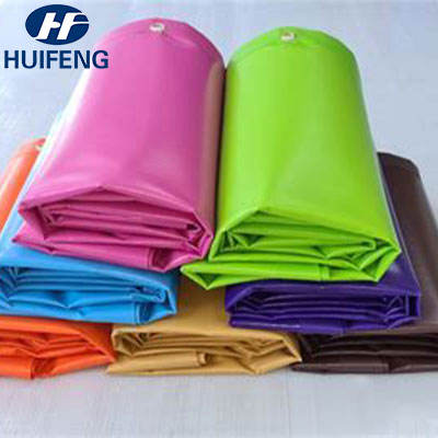 Wholesale Huifeng PVC Tarpaulin Truck Cover Waterproof Vinyl Tarp Weather Resistant Industrial Tarpaulins Manufacturer