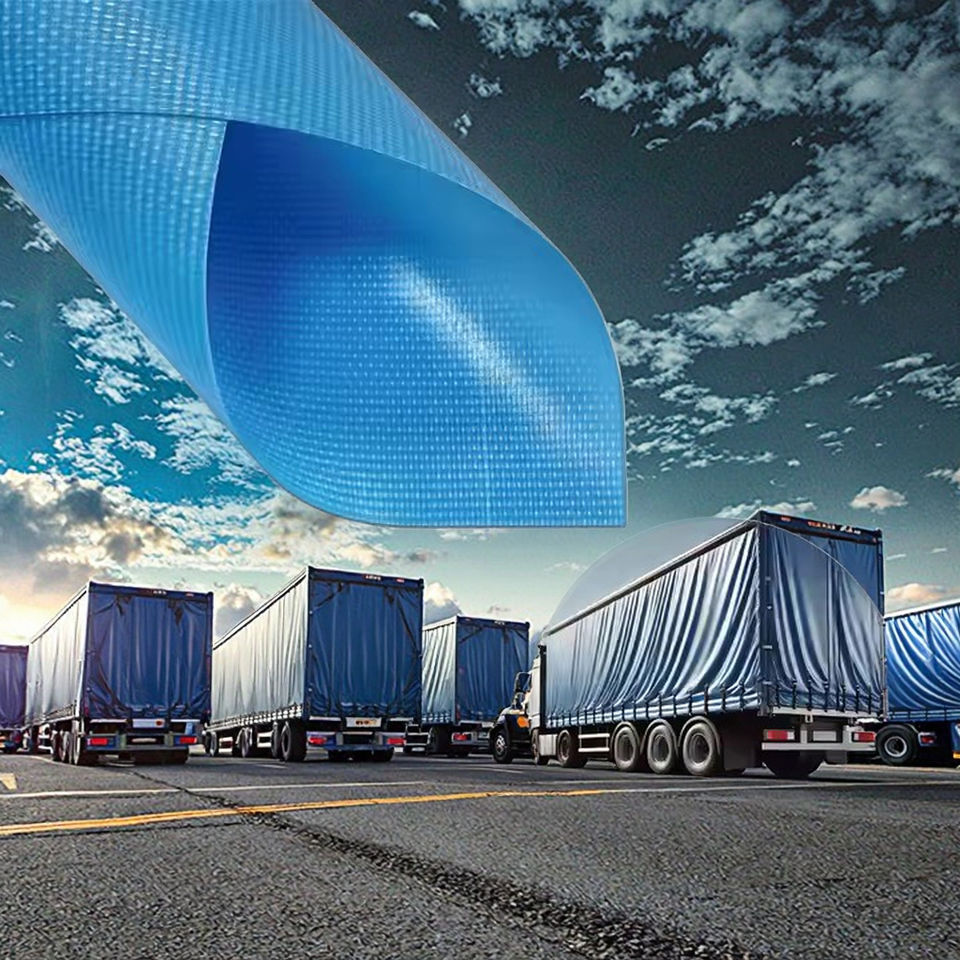 LG2865 Wholesale Huifeng Heavy Duty PVC Tarpaulin Water & UV Resistant Woven Cover for Cars & Trucks Coated PVC Tarp System