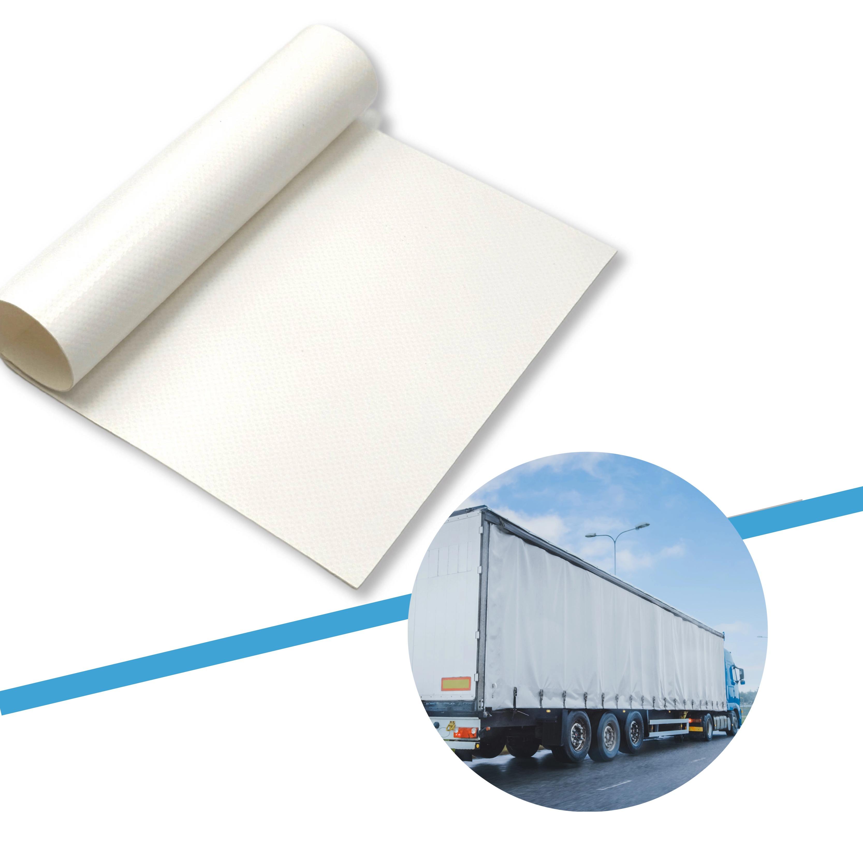 LG2865 Mildew Resistant PVC Truck Cover Tarps PVC Coated Tarpaulin Cover for Plain Style Trucks Source Factory