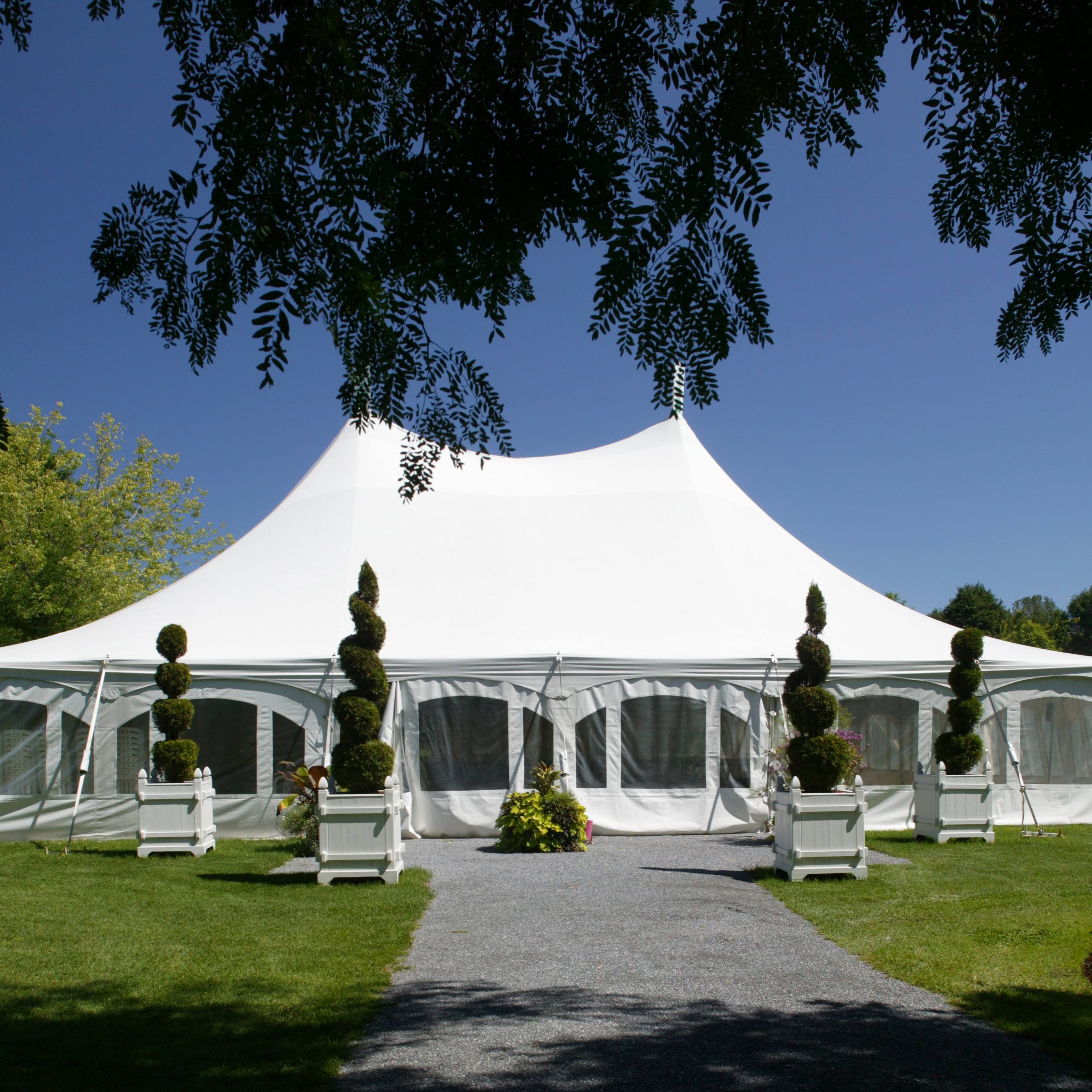 TN2565A PVC Coated Fabric Outdoor Warehouse Tent Custom Canopy Industrial Outdoor Temporary Storage Tent
