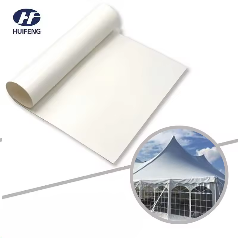 TN1555B 550g Fireproof Waterproof PVC Tarpaulin Lightweight with UV Protection for Industrial Shelter & Tent