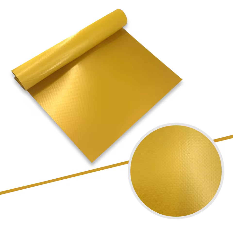 LG1200G 1200g Truck Tarpaulin Gold Series Heavy Duty PVC , Waterproof and UV Resistant
