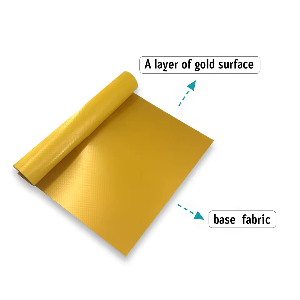 LG1200G 1200g Truck Tarpaulin Gold Series Heavy Duty PVC , Waterproof and UV Resistant