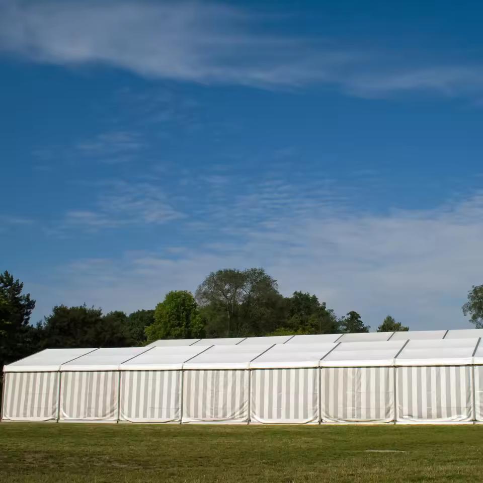 GBT700 720G A2 FR Waterproof Permanent PTFE Tensile Structure Tent Fabric Industrial Tent Shade