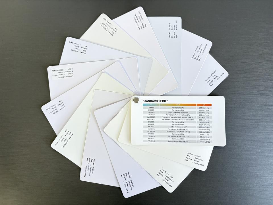 N3300 100mic/140g Self-Adhesive High-tack Glue Premium PVC Film