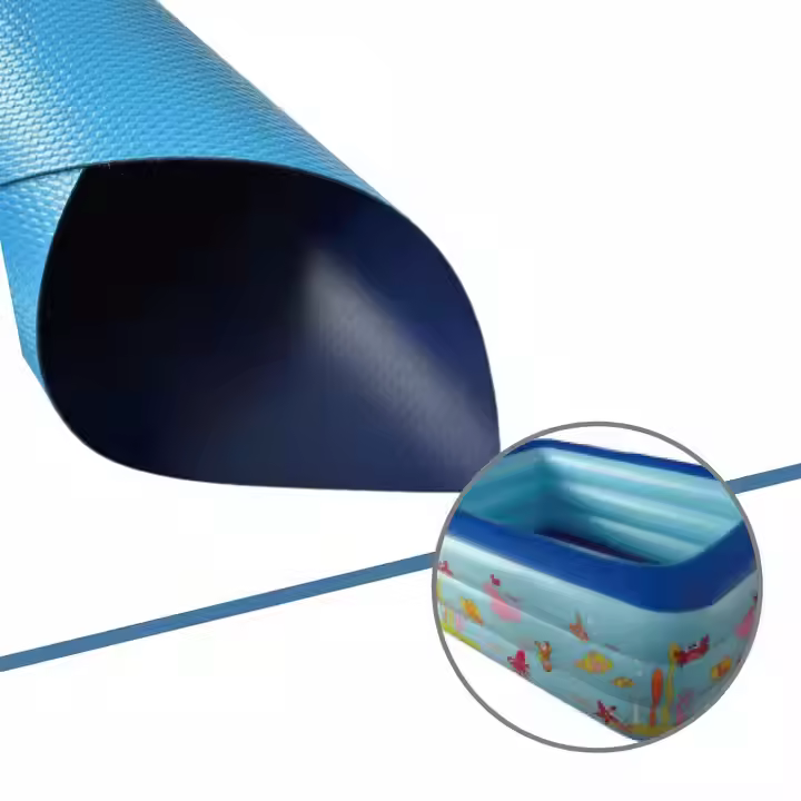 WL269070W Custom Semi Coated Heavy Duty Waterproof Anti-UV Tear Proof Swimming Pool PVC Vinyl Fabric for Above Ground Pools