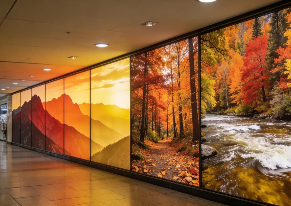 HB5036-550 550g Super Seamless and High-Luminance Coated Backlit Banner PVC Flex Banner for Outdoor Advertising, Lighting Box