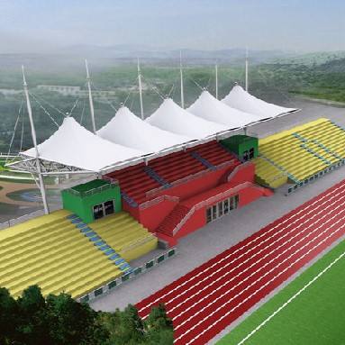 Q5510BD Outdoor Waterproof Rain Shade Tensile Membrane Structure Material for Canopy Tent Shelter Fabric