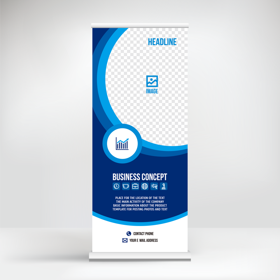 HFPET9091 PET Grey Back 11oz-370 Gsm for Pull up Stand 36" X 164"