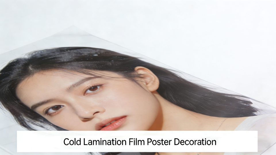 HF-CU4000 80 Micron 140G Anti-UV Cold Lamination Film Printable PVC Sticker Glossy Matte for Advertising Display