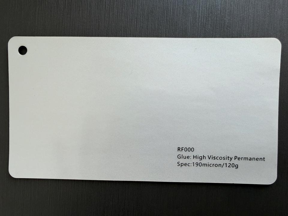 RF000 190mic/120g High Viscosity Permanent Printable Reflective Film