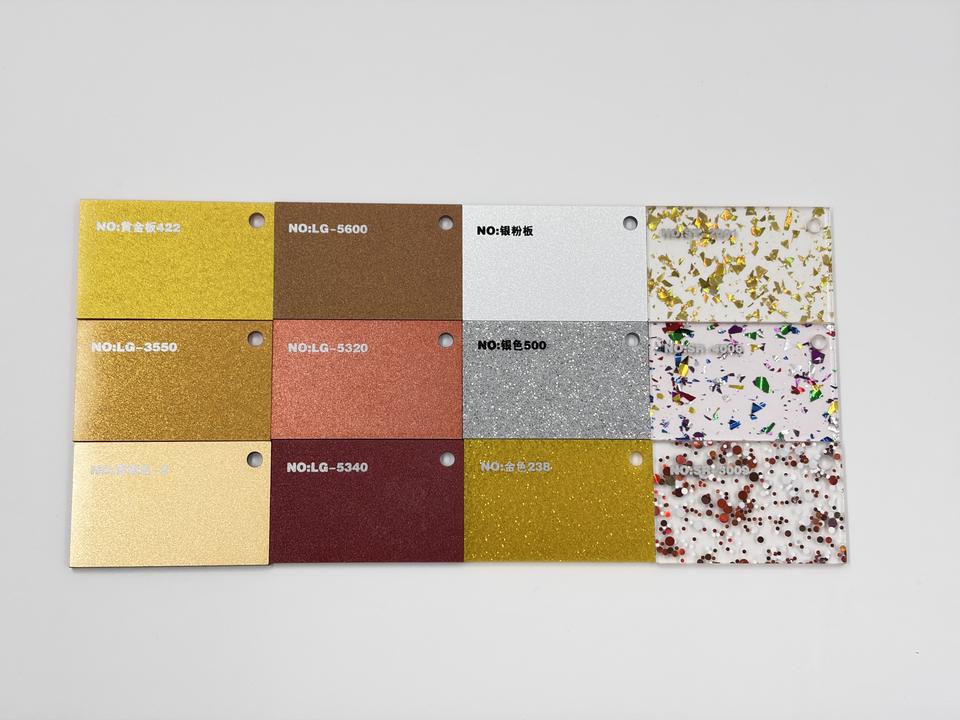 Shining Colored Acrylic Sheets