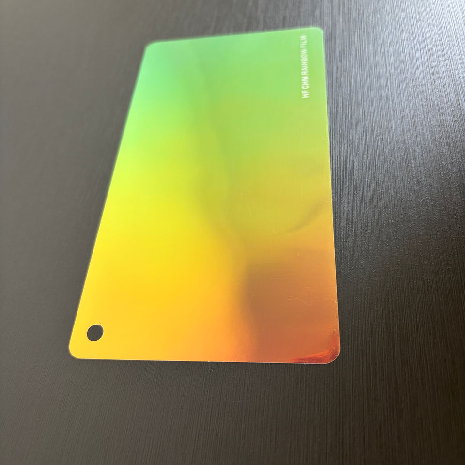 HF CHM RAINBOW FILM Water Application Rainbow Color Shift Car Window Film - Multi-Angle Dynamic Color Changing Vinyl