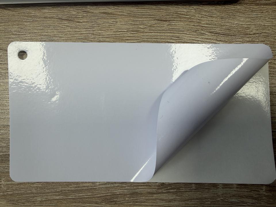 EVP3600A Glossy 100mic 140g Clear Permanent Glue Double PE Coated Release Paper