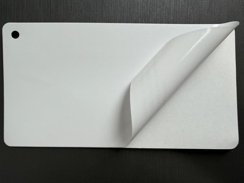 EV3500RA Glossy 100mic/140g High Tack Clear Removable Glue With Double PE Coated Release Paper