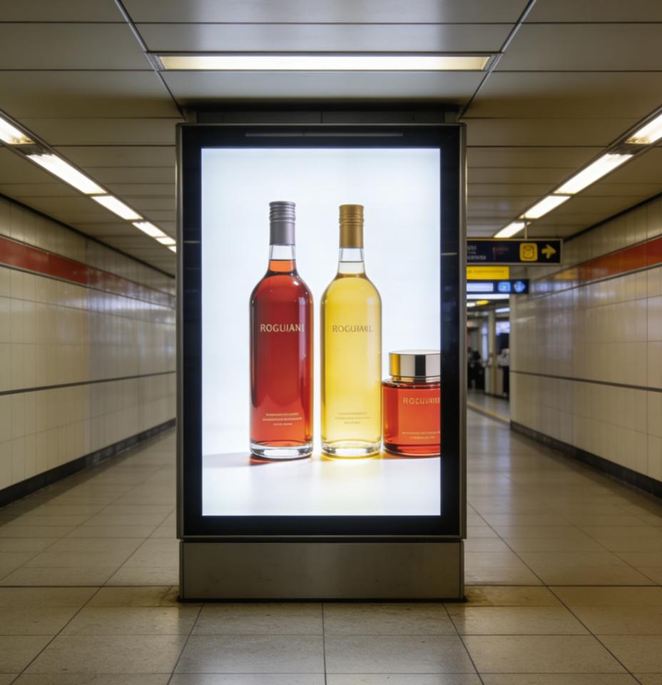 HB5018-610 610g Premium and High-Luminance Coated Backlit Banner PVC Flex Banner for Outdoor Advertising, Lighting Box