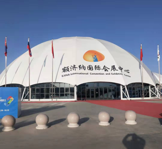 T5K 5000N PTFE Membrane Structure Large Exhibition Hall Structures Sports Facility Airport/Train Station Waiting Shelters