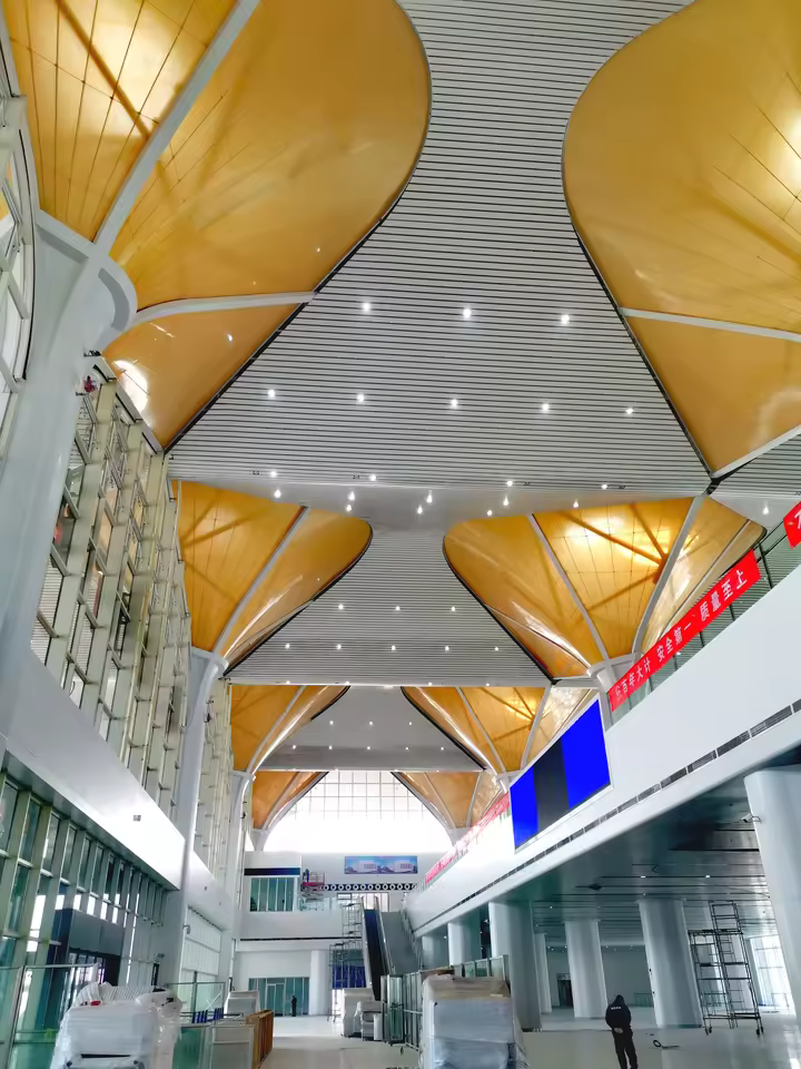 Modern Stadium Membrane Structure with ETFE Roof Canopy for Sports Arena Gym Airport Commercial Buildings