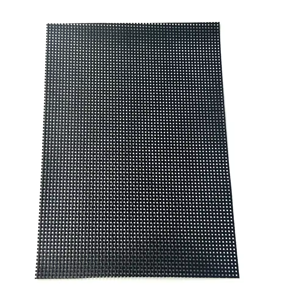 MB-002 360g 7*7 PVC Mesh Fabric Customizable Colors, Breathable, Sun Shade & UV Resistant