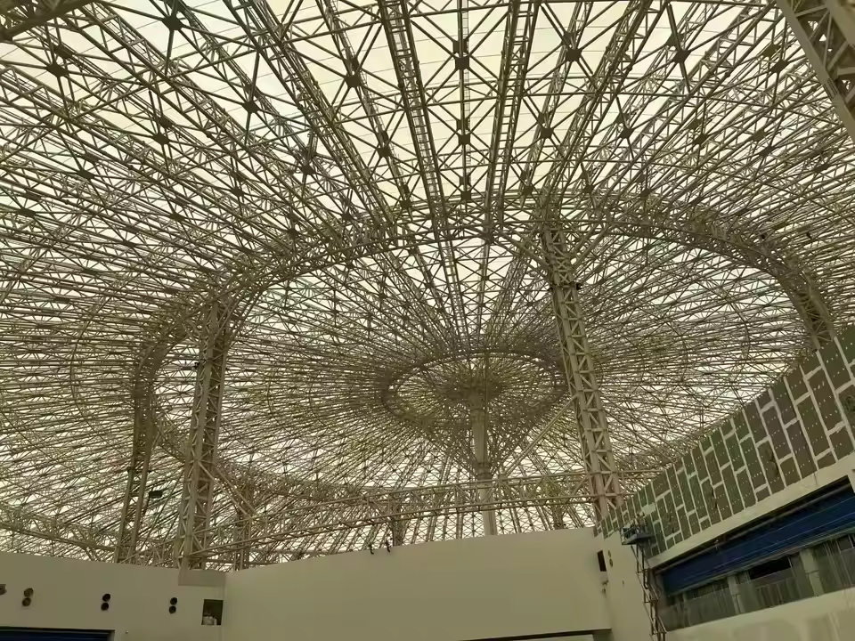 Tensile Membrane Roof Steel Structure Building Vietnam National Convention and Exhibition Center Project