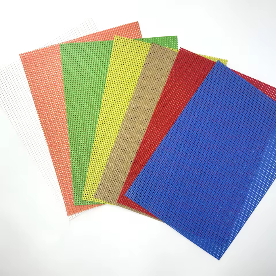 MB-003 550g 8*7 PVC Mesh Fabric Customizable Colors, Breathable, Sun Shade & UV Resistant