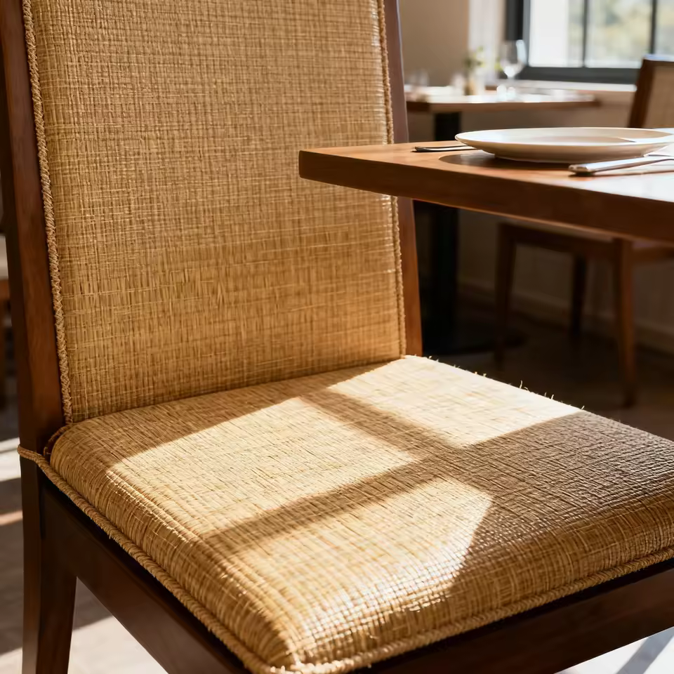 610G Straw Mat Texture PVC Coated Fabric Tear Resistance, Tensile Strength, and Abrasion Resistance