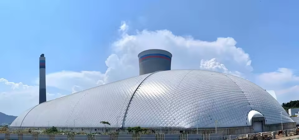 Airdome Project Flame Retardant Inflatable Membrane Tent for Tennis Court Soccer Sports Tensile Structure