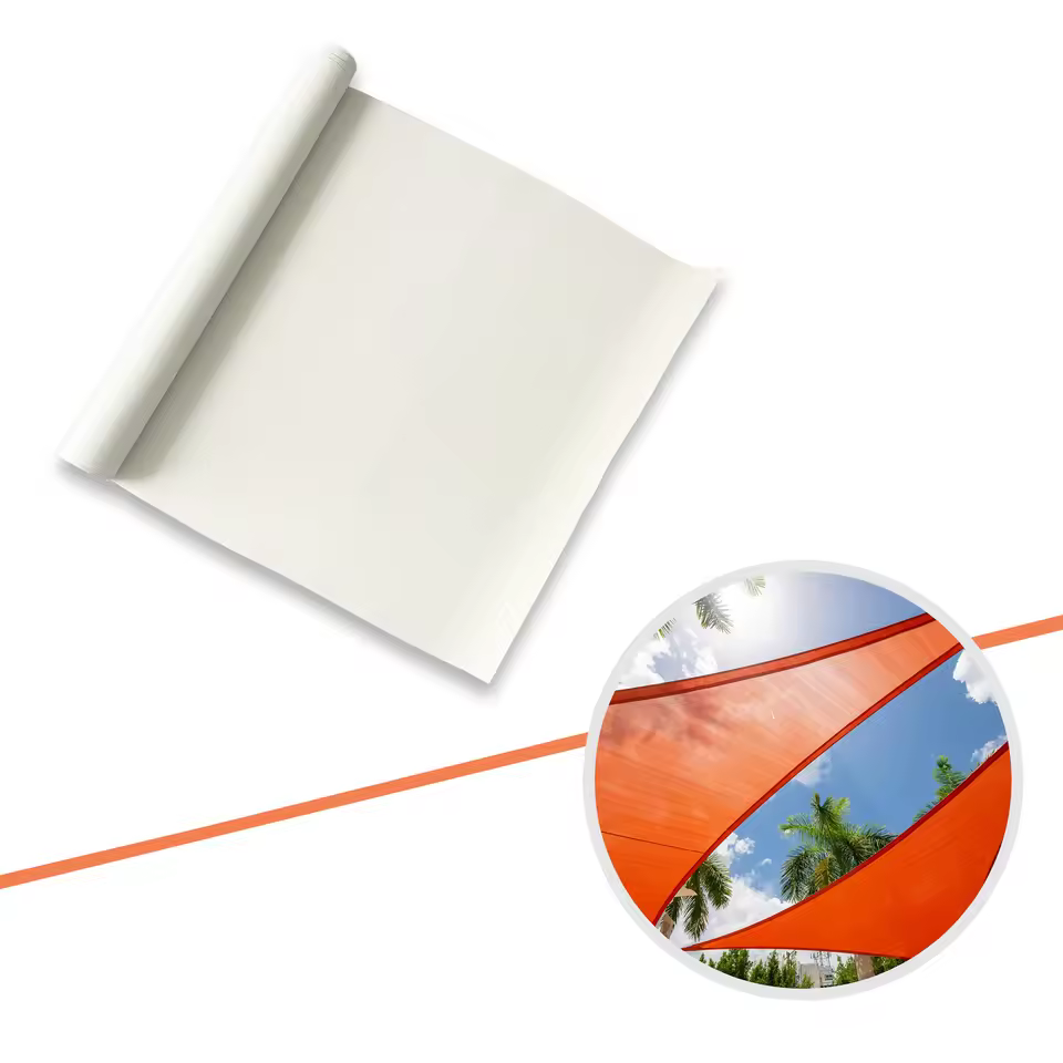 HFM500 Light-transmitting & Breathable PVC Sun Shade Mesh Fabric, Special for Outdoor Projects, Customizable Colors