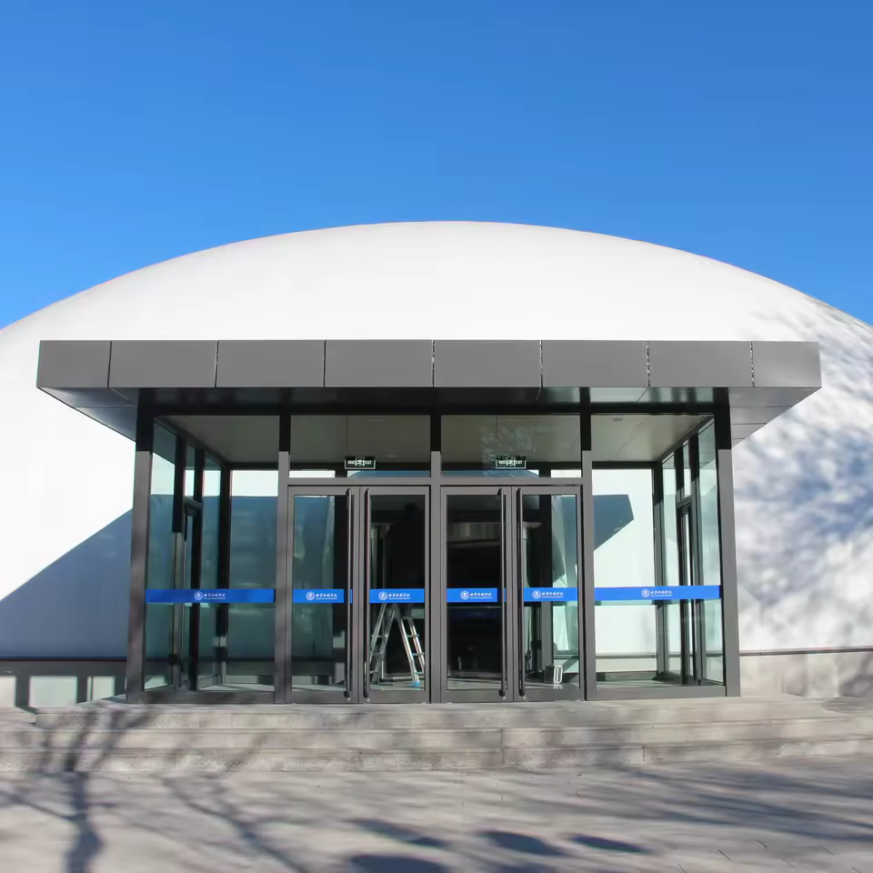 Airdome Project Flame Retardant Inflatable Membrane Tent for Tennis Court Soccer Sports University Gymnasium Tensile Structure