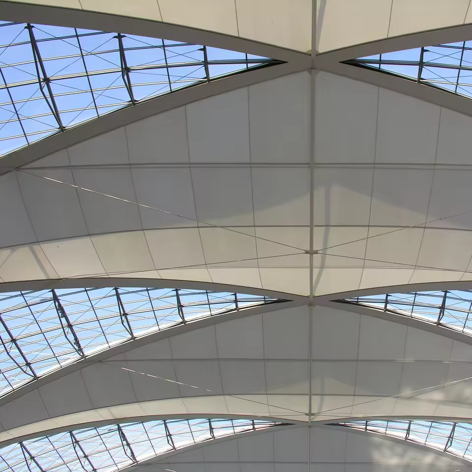 ETFE-100 High Light Transmittance and Thermal Insulation Optical ETFE Film for Architectural and Aerospace Tensile Structure