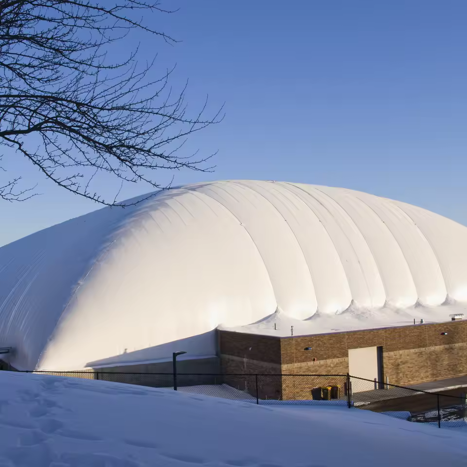 P6212FV Air Doom for Sports Terrain Football Large Tents Outdoor Events Heavy Duty Inflatable Bubblehiusr Dome tensile structure