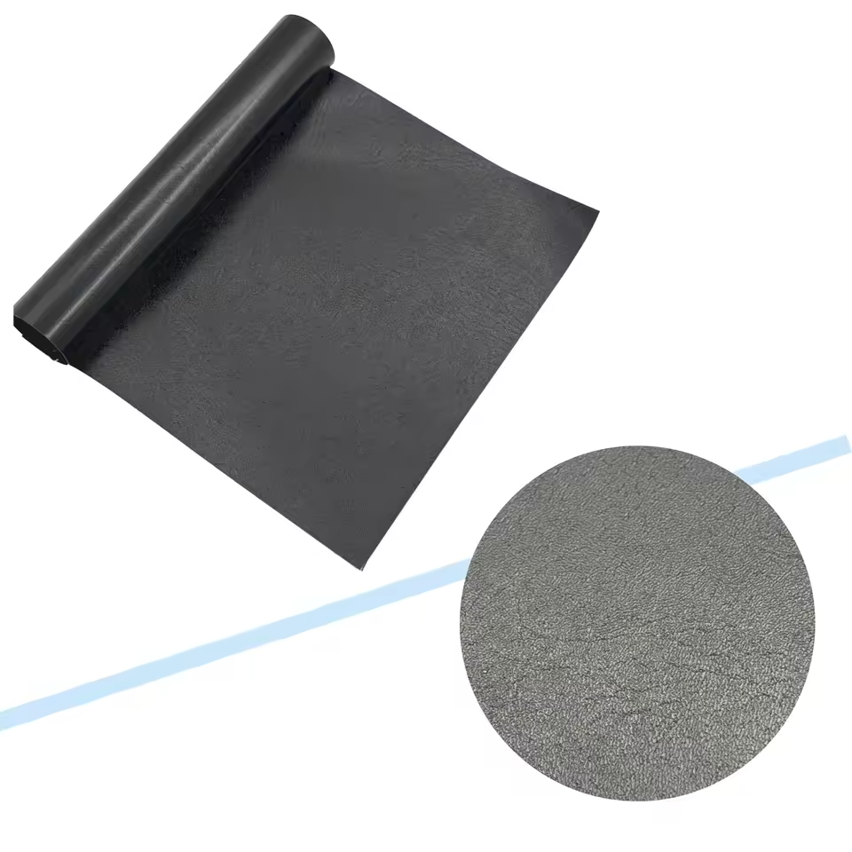 830G Leather Grain PVC Coated Fabric Scratch Resistant Tear Resistance Self Cleaning and Abrasion Resistance